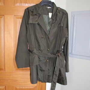 Women's Lightweight Jacket - Green / Being Casual Brand - Size 14 (US)